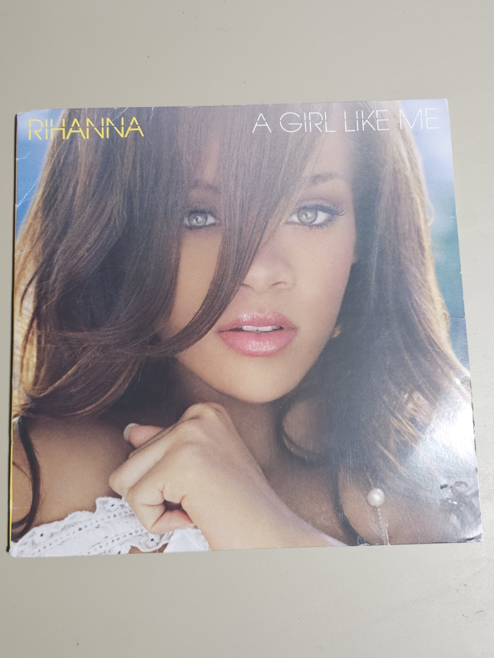 Rihanna "A Girl Like Me" Album Cover - Pink Lip Artwork